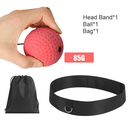 Pelota de boxeo para reflejos, pelotas de boxeo con diadema, velocidad de perforación, habilidad de lucha y entrenamiento de coordinación mano-ojo