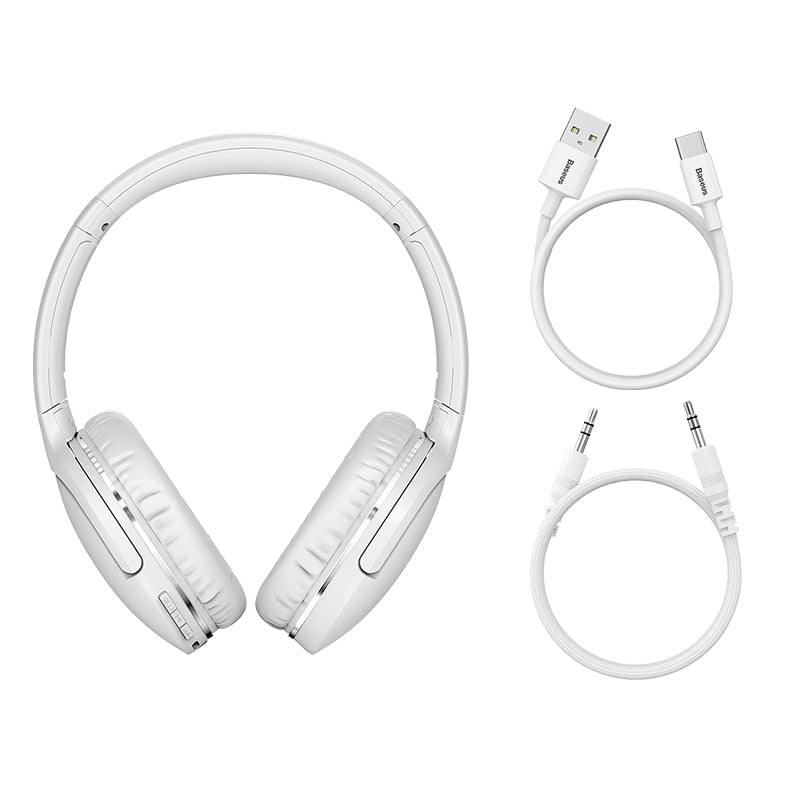 Baseus-Auriculares inalámbricos D02 Pro, audífonos plegables con Bluetooth 5,3, deportivos, para videojuegos y teléfono móvil