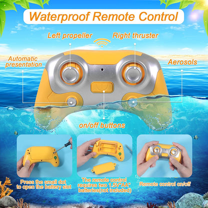 Barco control Remoto Impermeable para Alberca VAZU