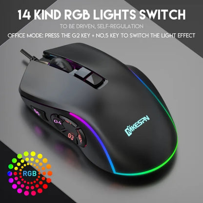 Mouse Gamer RGB VAZU