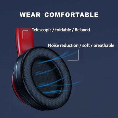 Auriculares Lenovo HD200 con Bluetooth, auriculares inalámbricos plegables para ordenador con cancelación de ruido, auriculares estéreo HIFI para juegos