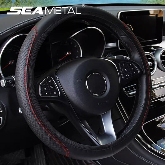 Universal Microfiber Car Steering Wheel Cover