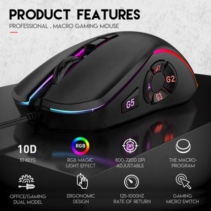 Mouse Gamer RGB VAZU