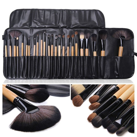 "Nuevo" Set de Brochas Para Maquillaje (24Pzas) VAZU